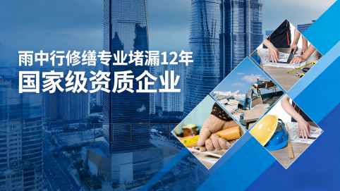 阳江雨中行修缮堵漏核心优势